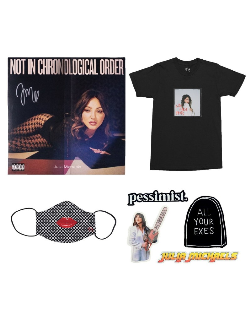 Julia Michaels 'Not In Chronological Order' Signed Vinyl Bundle 2 $4.19 Vinyl