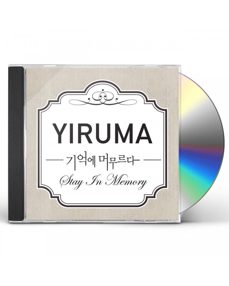 Yiruma STAY IN MEMORY CD $7.65 CD