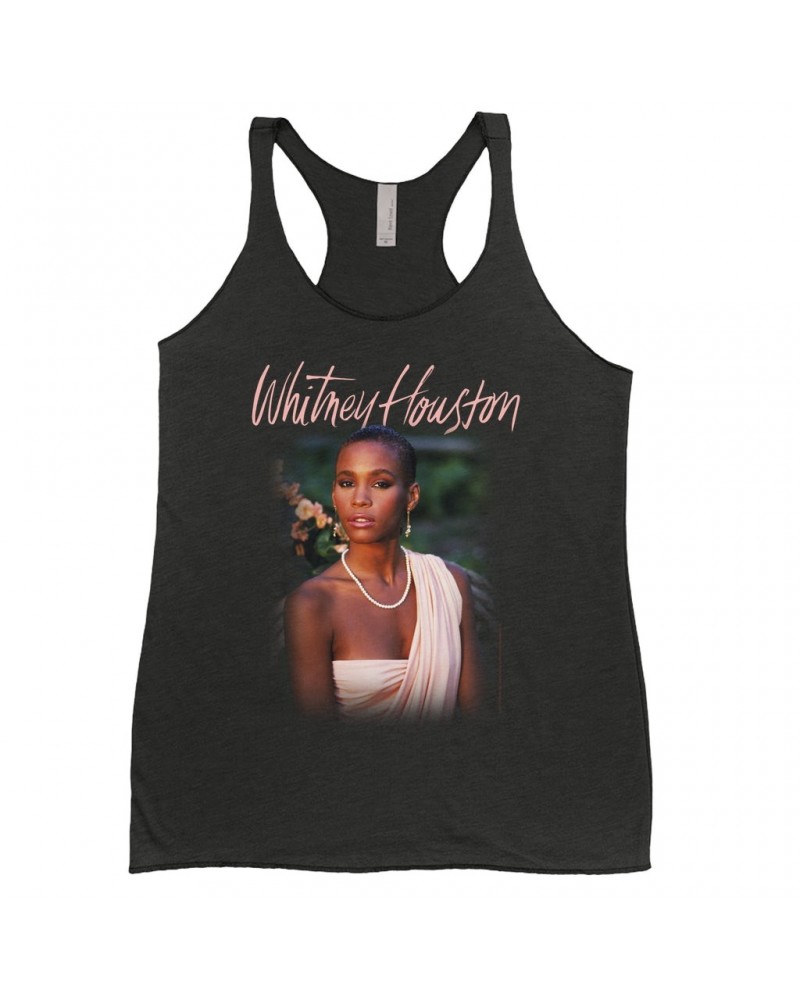 Whitney Houston Ladies' Tank Top | 1985 Album Cover Design Shirt $6.92 Shirts