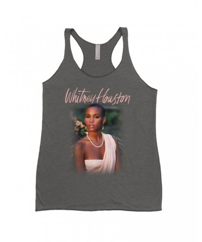 Whitney Houston Ladies' Tank Top | 1985 Album Cover Design Shirt $6.92 Shirts